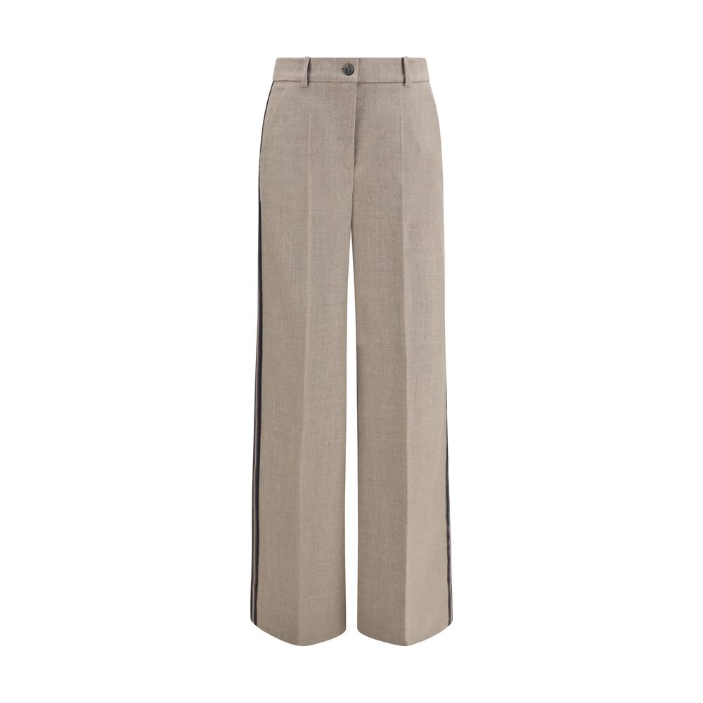 P.A.R.O.S.H. Gray Wool Oves Aries Pants | Regal Royce