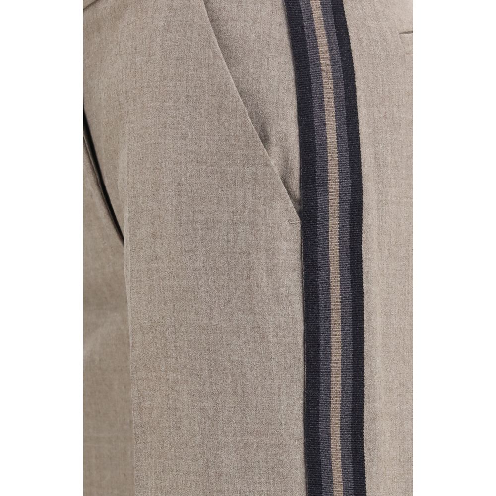 P.A.R.O.S.H. Gray Wool Oves Aries Pants | Regal Royce