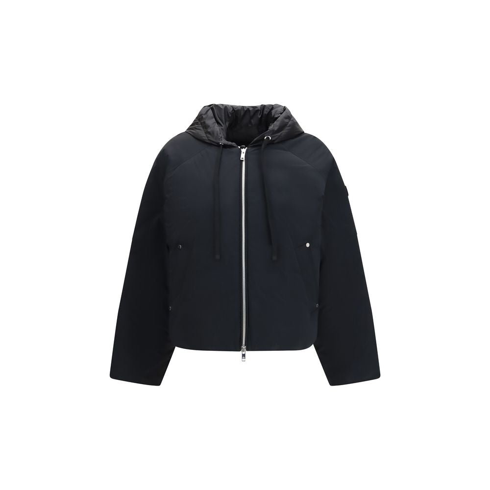 Moose Knuckles Black Nylon Bomber | Regal Royce