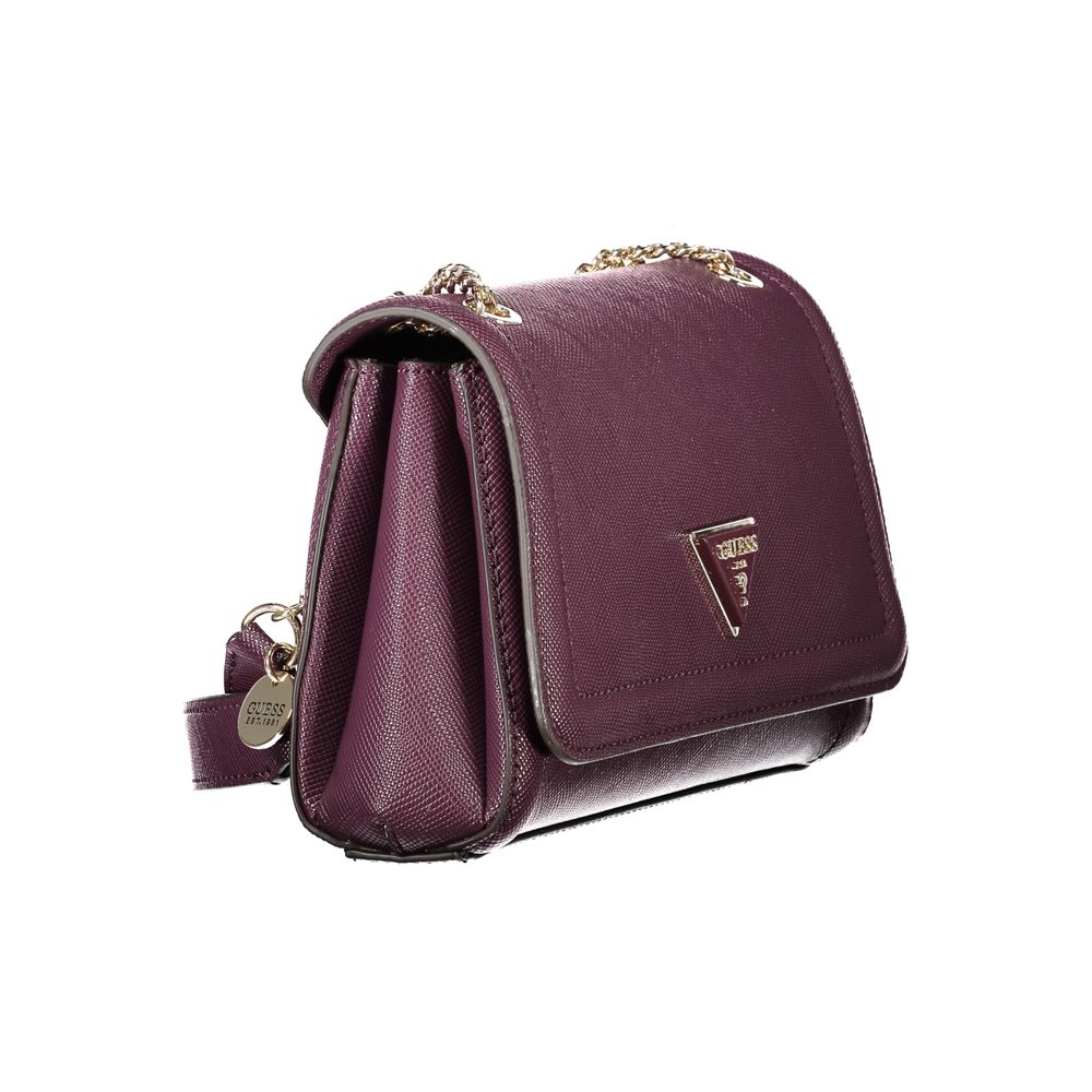 Guess Jeans Purple Polyethylene Women Handbag | Regal Royce