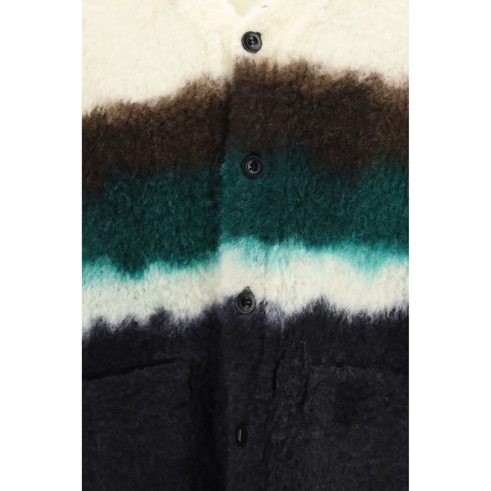 Sacai Multicolor Wool Oves Aries Cardigan | Regal Royce