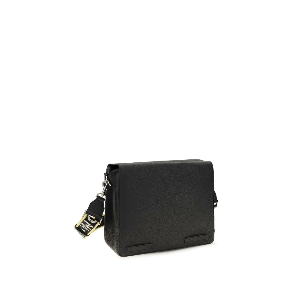 Fendi Black Calf Leather Bos Taurus Shoulder Bag | Regal Royce