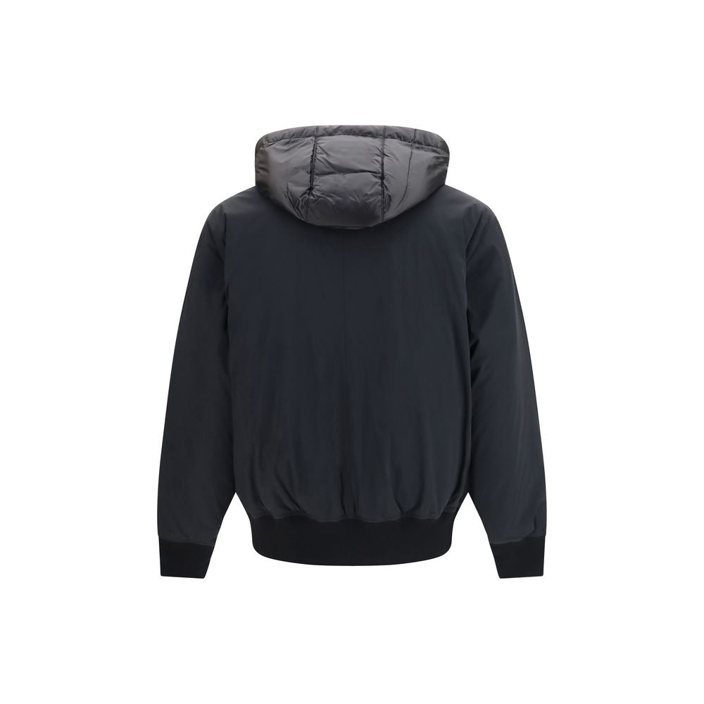 Moose Knuckles Black Nylon Full-Length Jacket | Regal Royce