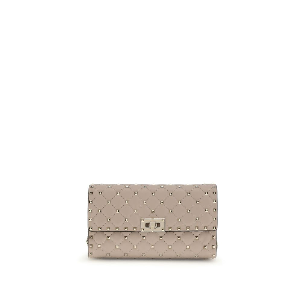 Valentino Garavani Beige Calf Leather Bos Taurus Shoulder Bag | Regal Royce