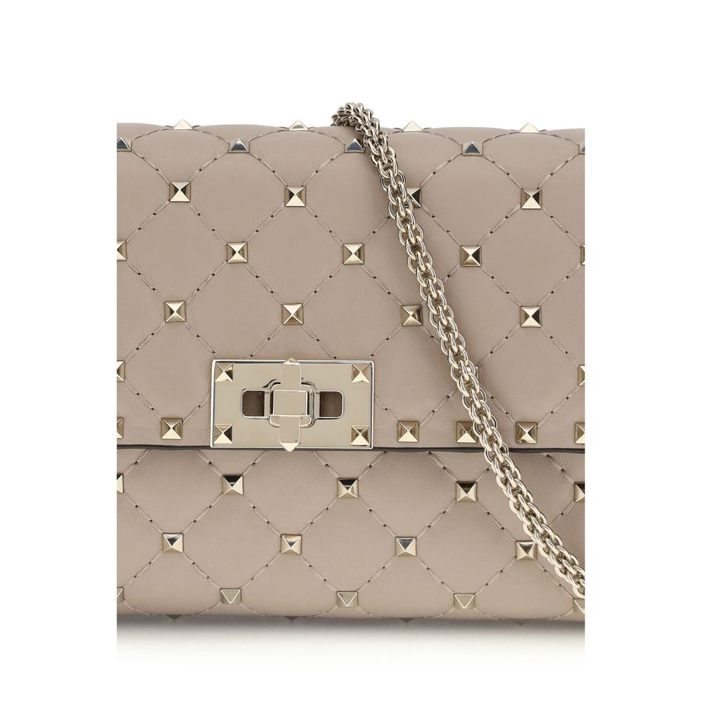 Valentino Garavani Beige Calf Leather Bos Taurus Shoulder Bag | Regal Royce