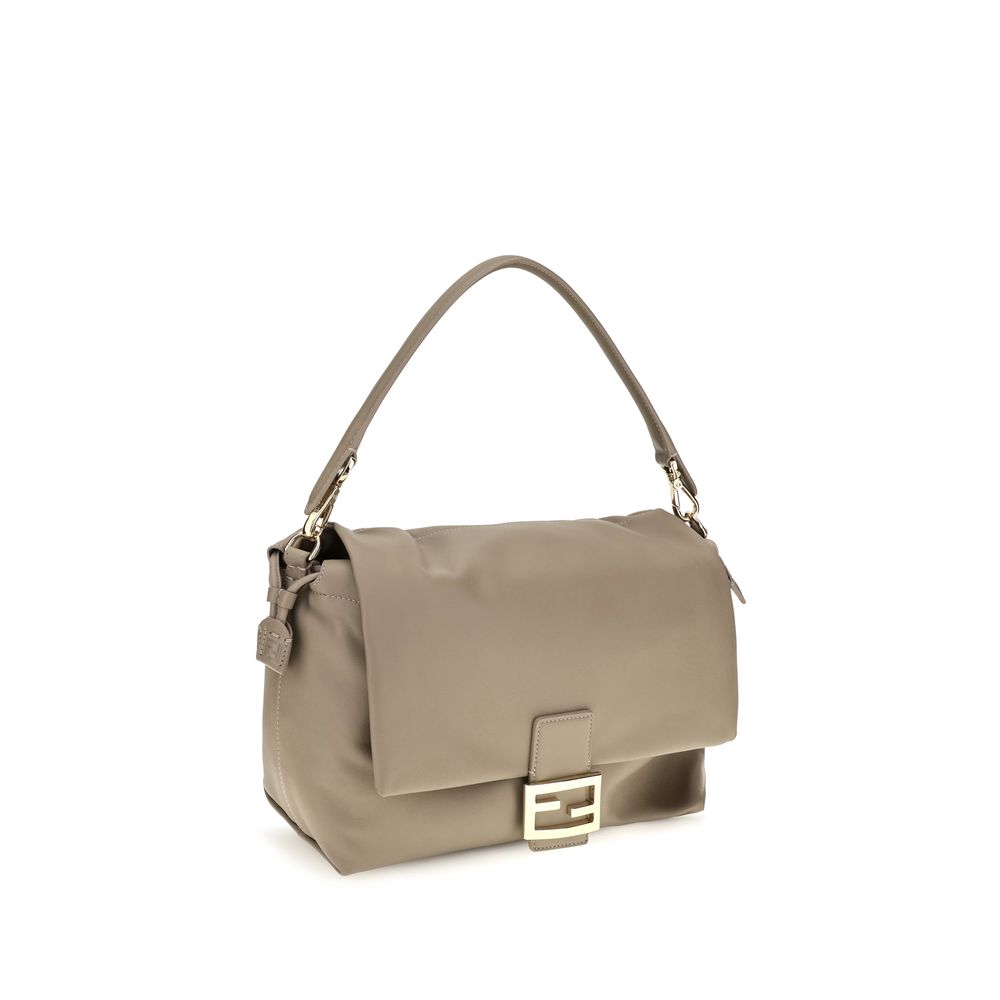 Fendi Beige Calf Leather Bos Taurus Shoulder Bag | Regal Royce