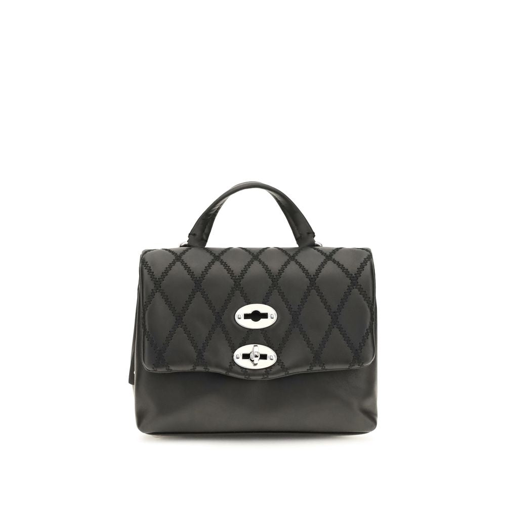Zanellato Black Calf Leather Bos Taurus Shoulder Bag | Regal Royce