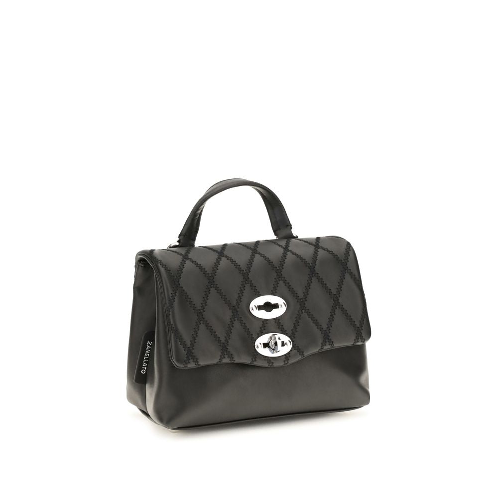 Zanellato Black Calf Leather Bos Taurus Shoulder Bag | Regal Royce