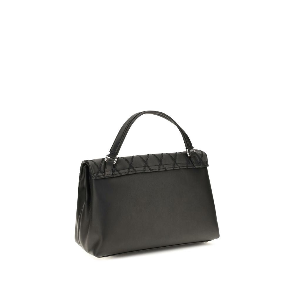 Zanellato Black Calf Leather Bos Taurus Shoulder Bag | Regal Royce