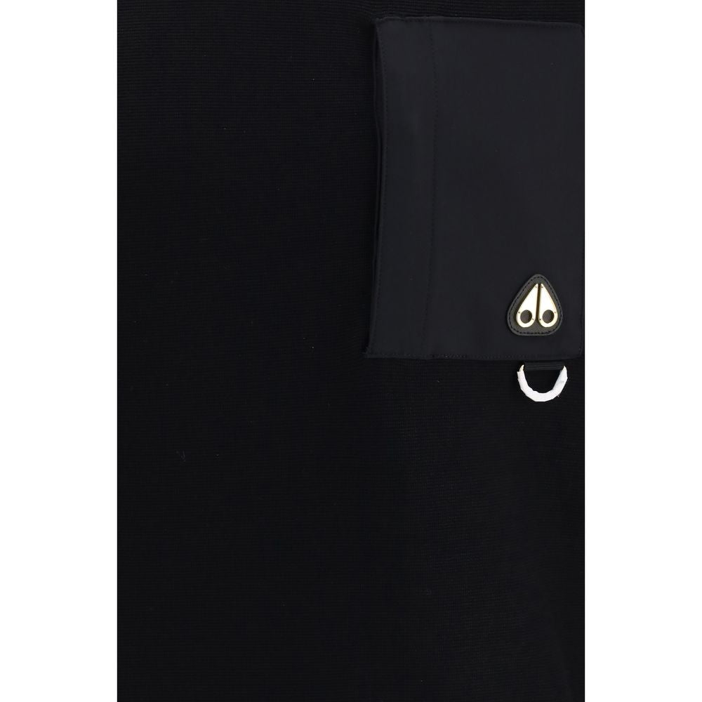 Moose Knuckles Black Nylon Sweatshirt | Regal Royce