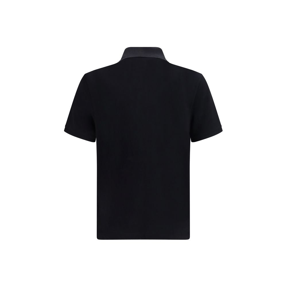 Moose Knuckles Black Cotton Polo Shirt | Regal Royce