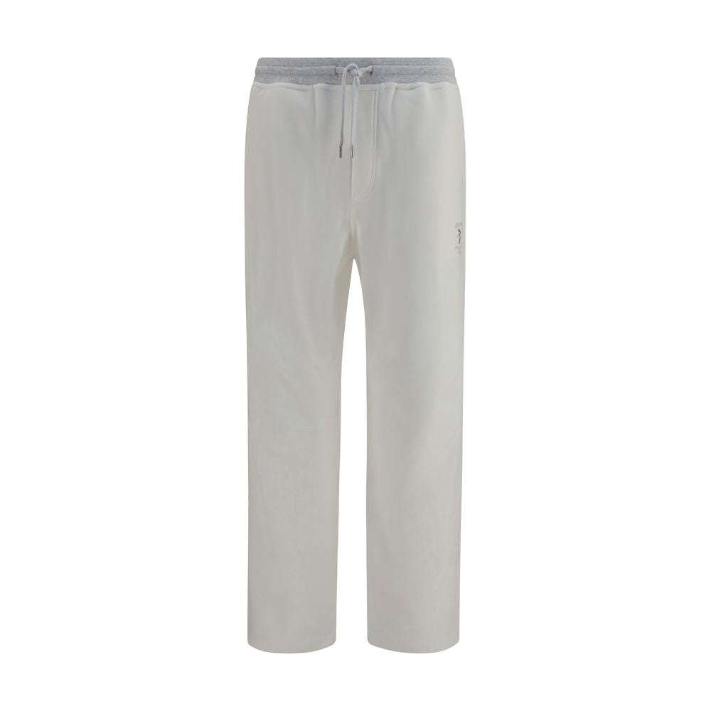 Brunello Cucinelli White Cotton Casual Pants | Regal Royce