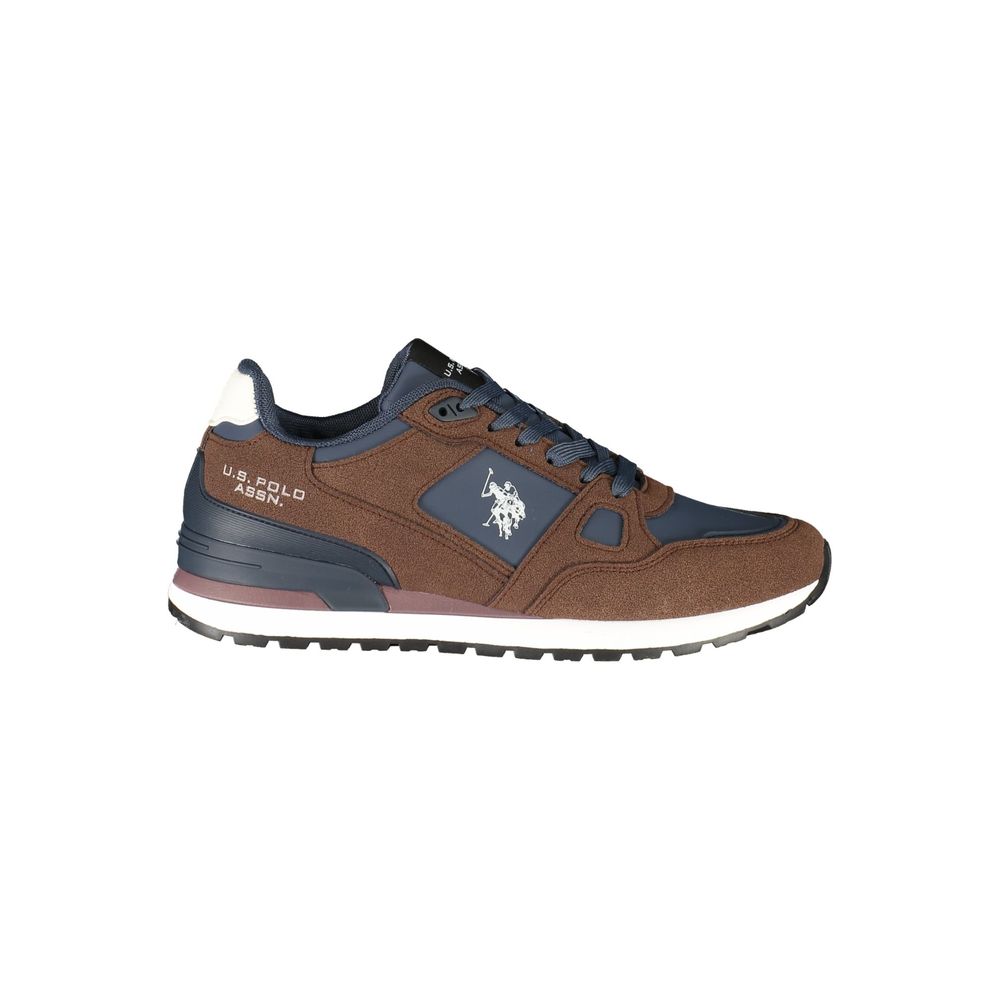 U.S. POLO ASSN. Brown Polyurethane Men's Sneaker | Regal Royce