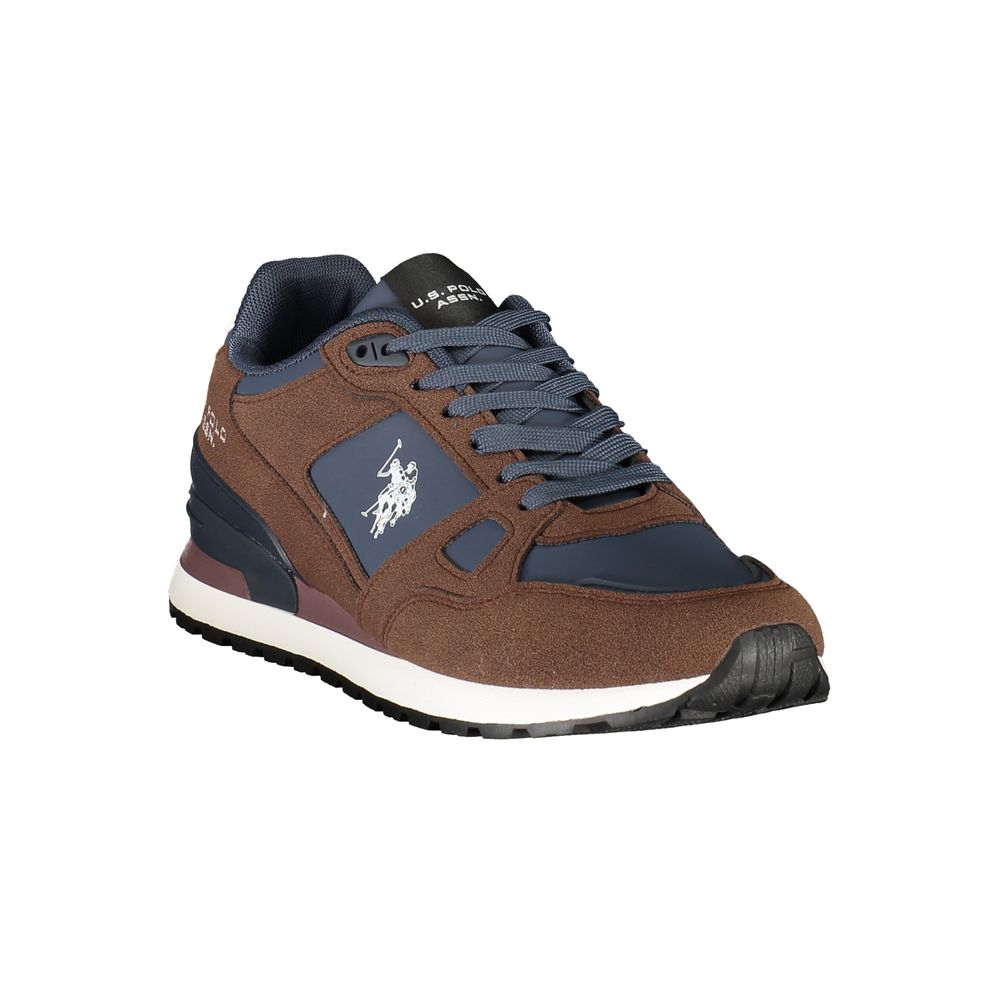 U.S. POLO ASSN. Brown Polyurethane Men's Sneaker | Regal Royce
