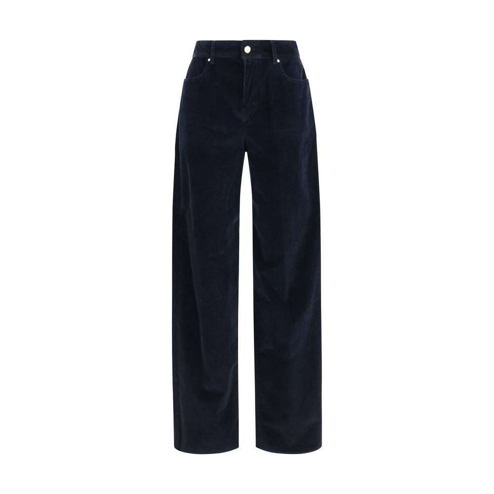 Max Mara Blue Cotton Pants | Regal Royce