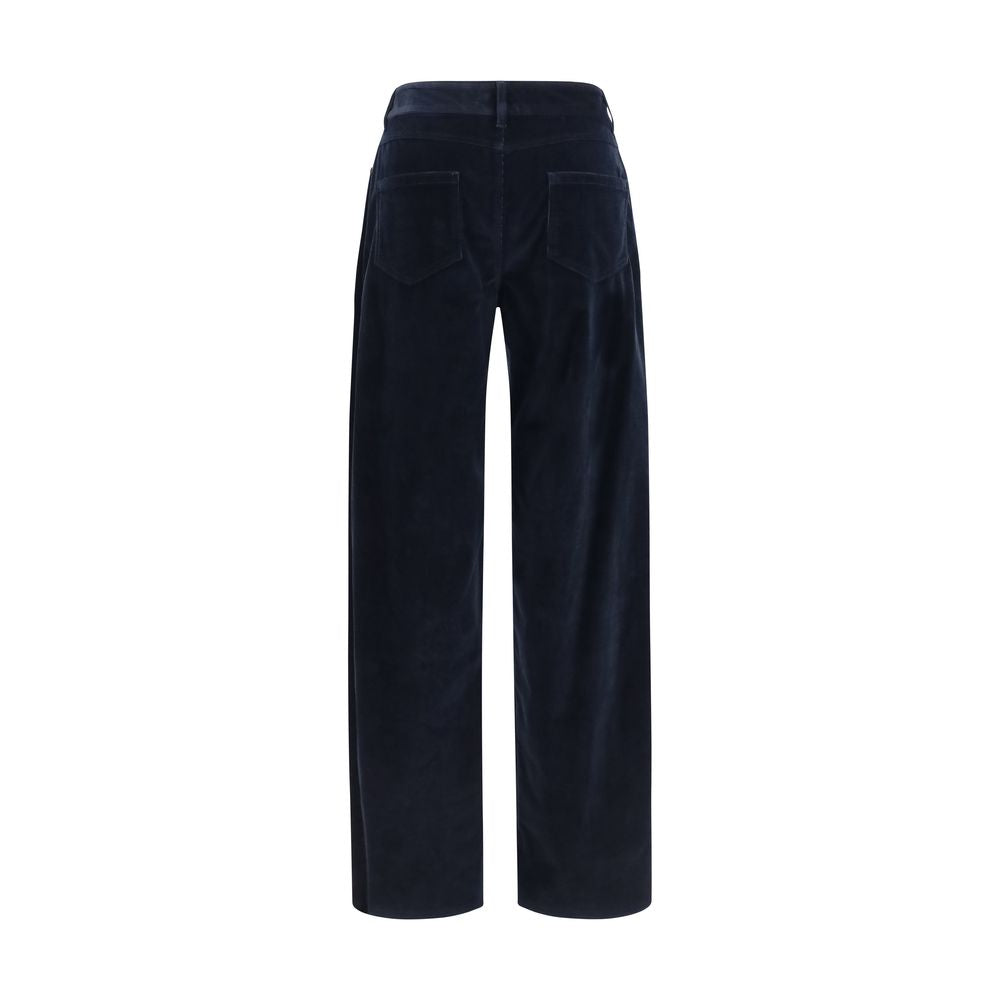 Max Mara Blue Cotton Pants | Regal Royce