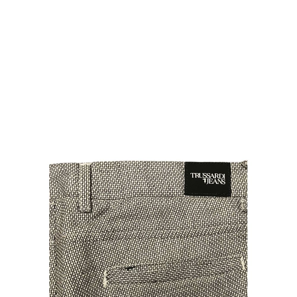 Trussardi Jeans Brown Flax Men Trousers | Regal Royce