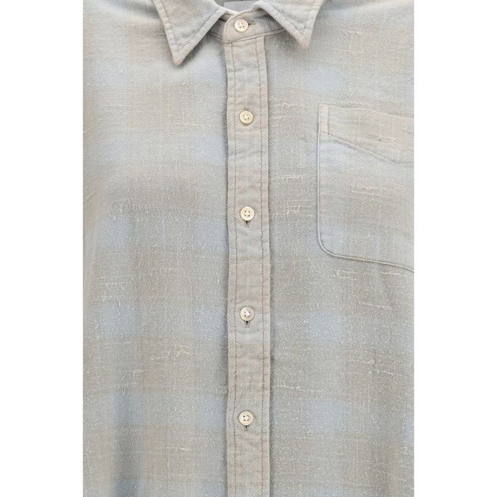 R13 Blue Cotton Pattern Shirt | Regal Royce