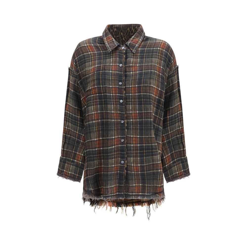 R13 Multicolor Cotton Pattern Shirt | Regal Royce