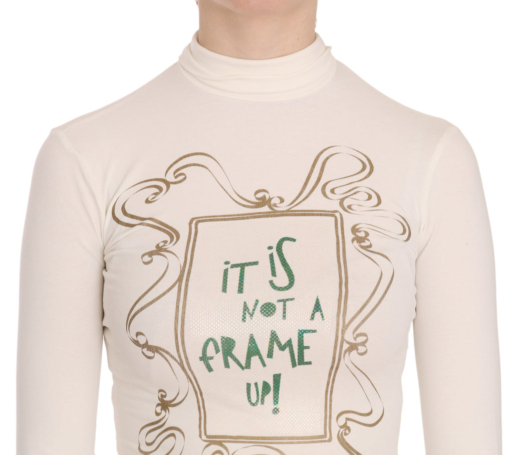 Exte Crew Neck It Is Not A Frame Up! Print Blouse
