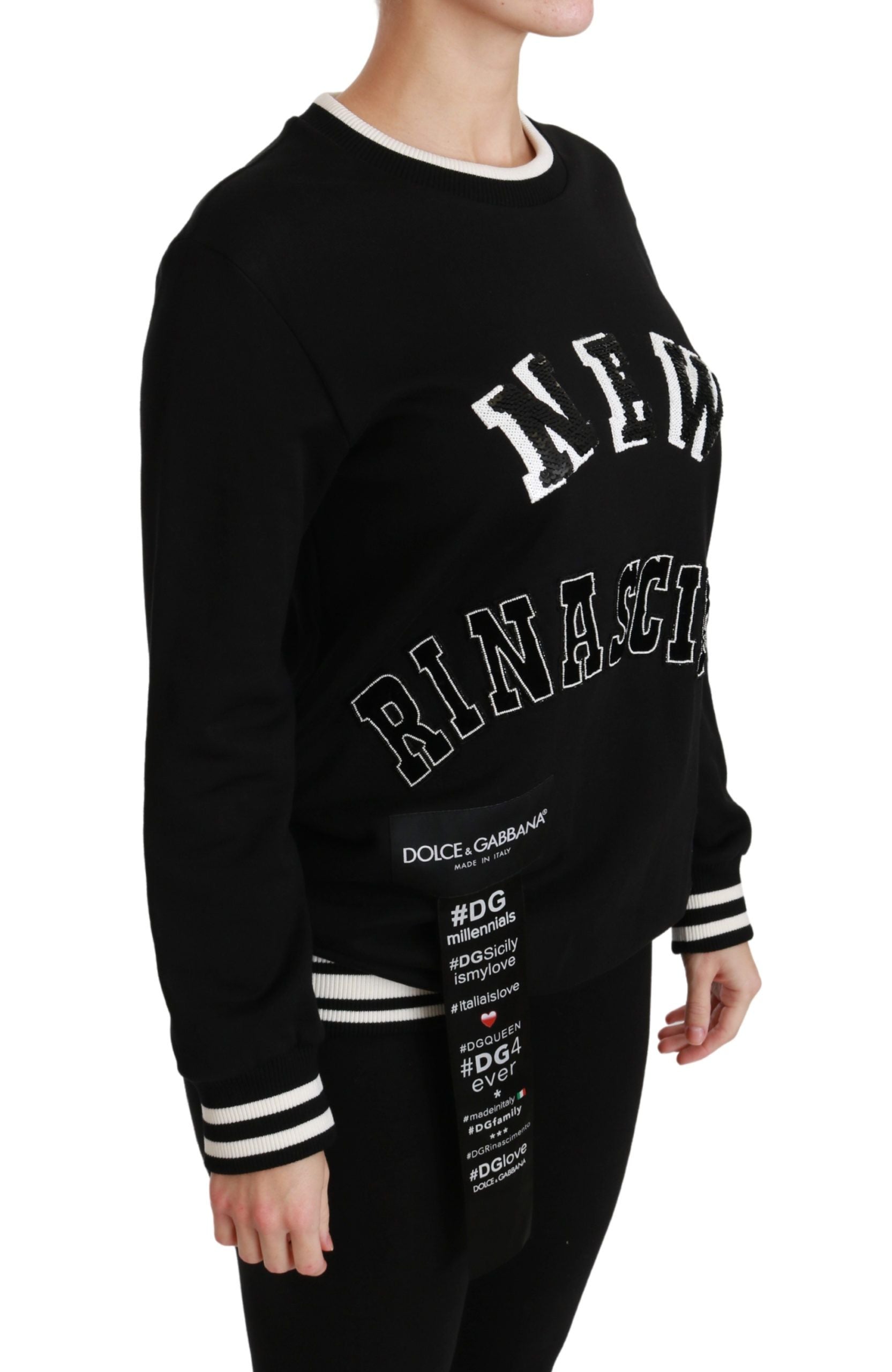 Dolce & Gabbana Black Rinascimento #DGmillennials Sweater | Regal Royce