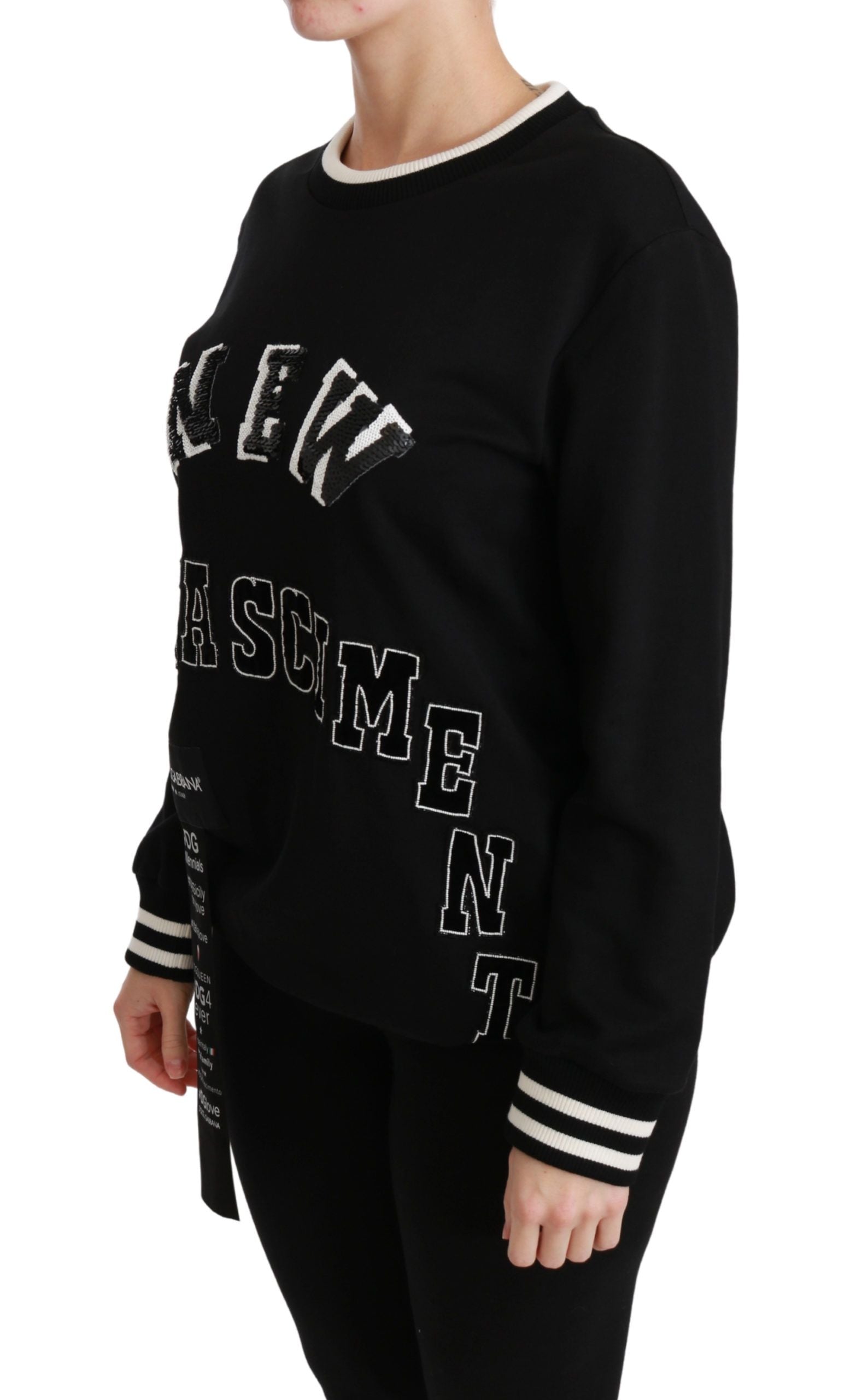 Dolce & Gabbana Black Rinascimento #DGmillennials Sweater | Regal Royce