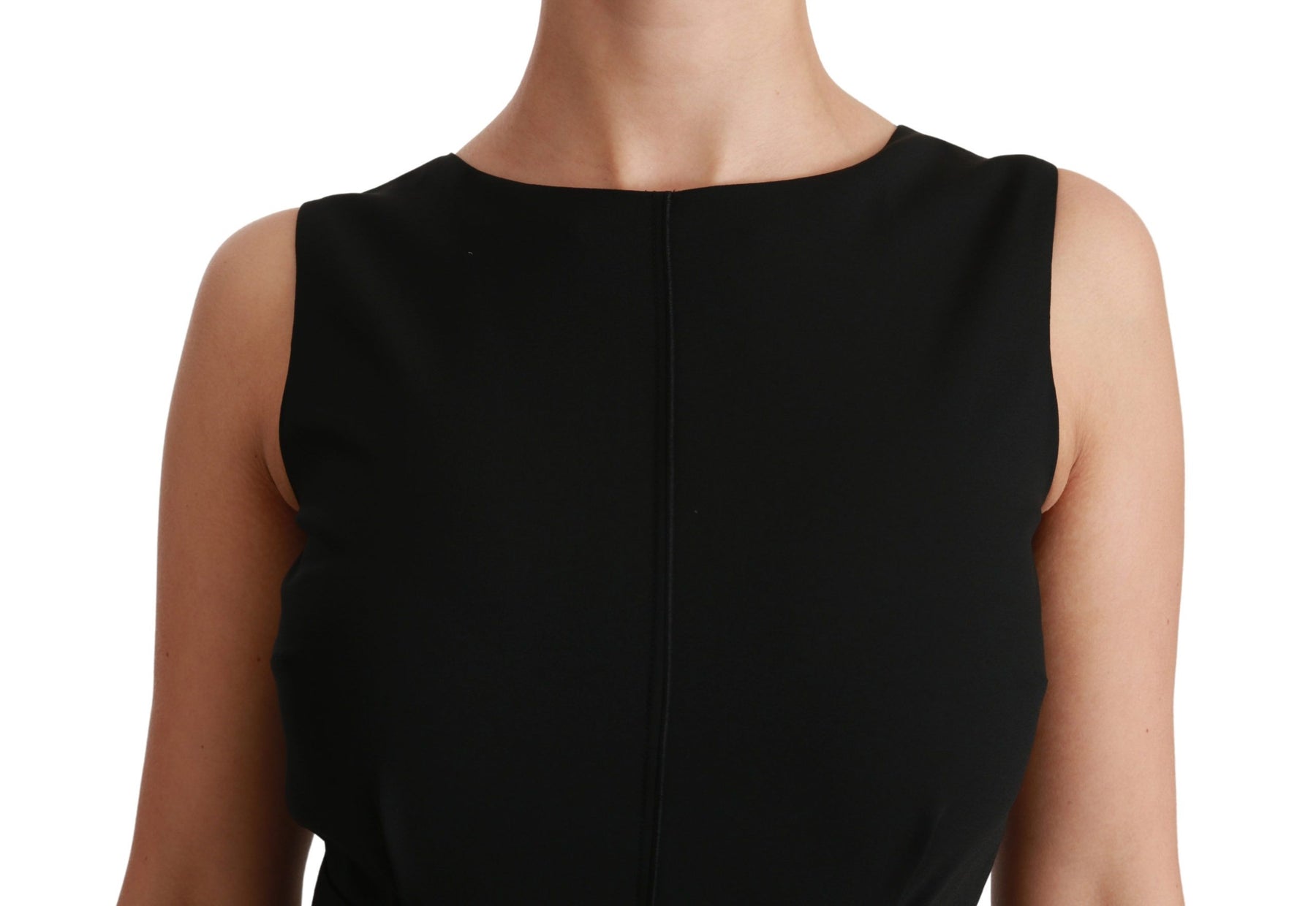 Dolce & Gabbana Black Sheath Stretch Formal Dress | Regal Royce