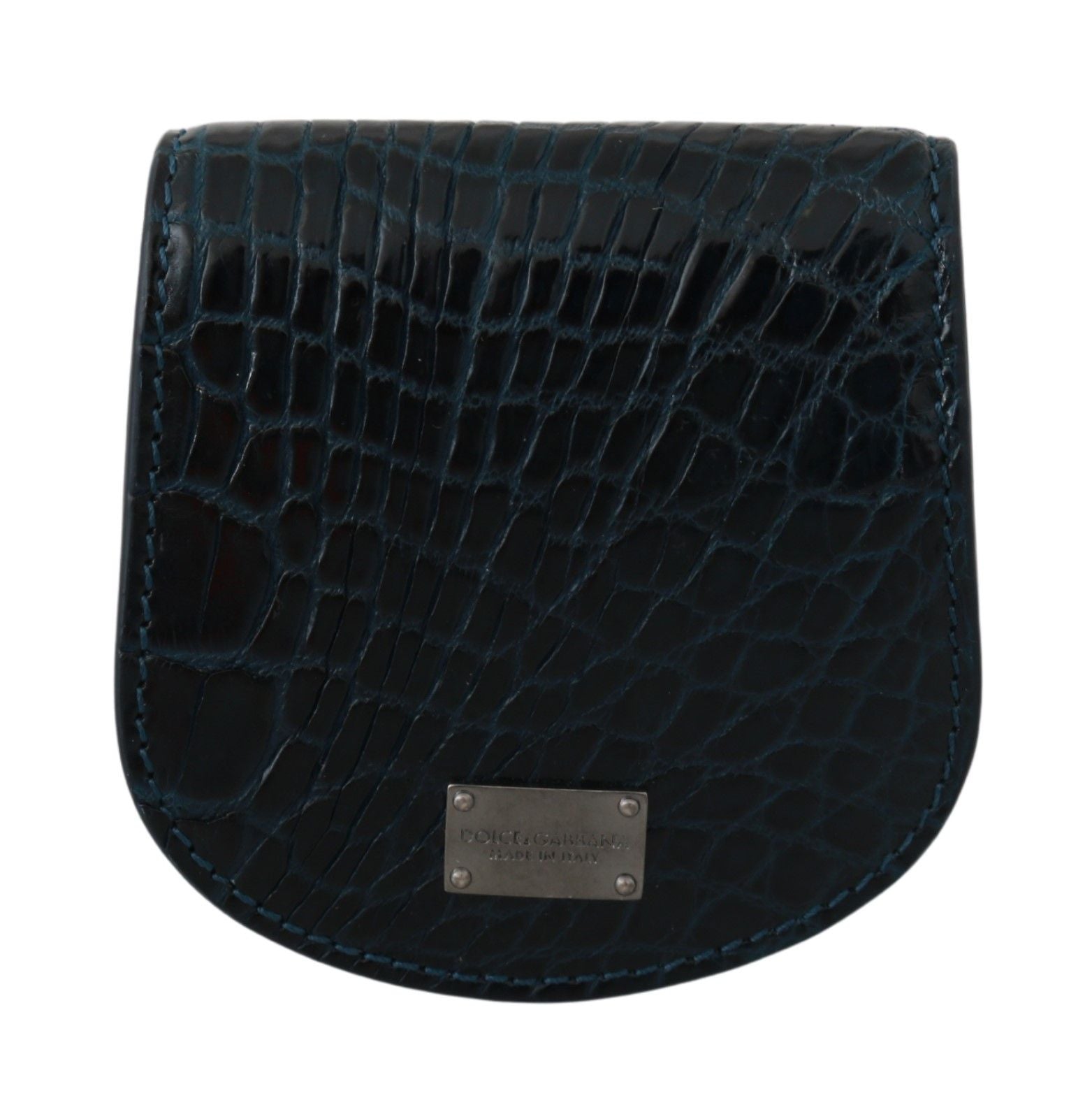 Dolce & Gabbana Blue Exotic Skins Condom Case Holder Pocket | Regal Royce