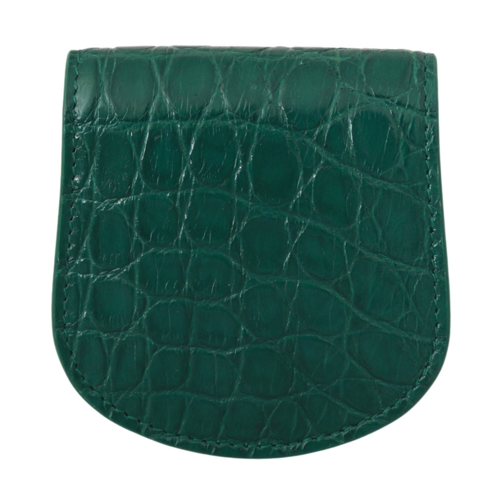 Dolce & Gabbana Green Exotic Skins Condom Case Holder Wallet | Regal Royce