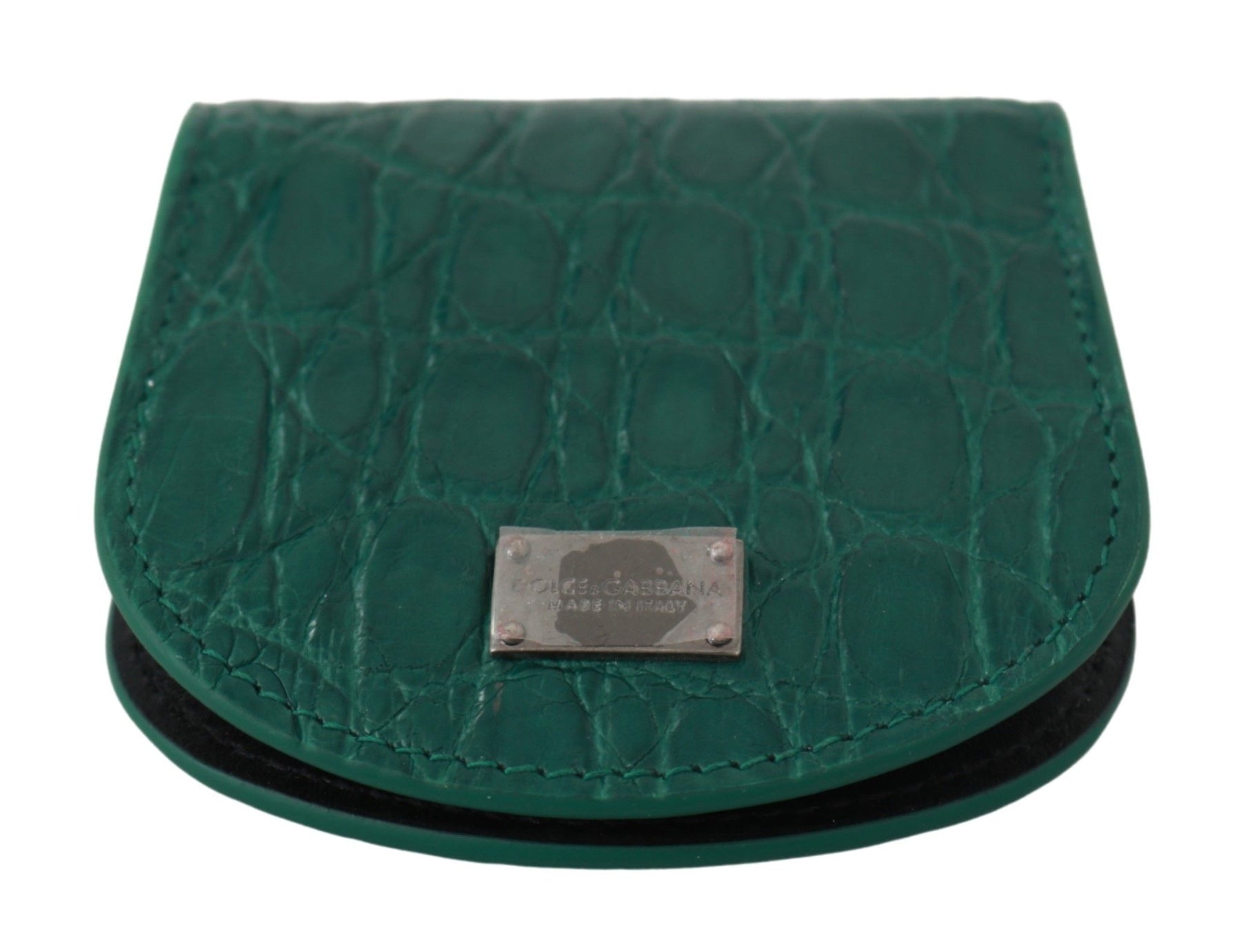 Dolce & Gabbana Green Exotic Skins Condom Case Holder Wallet | Regal Royce