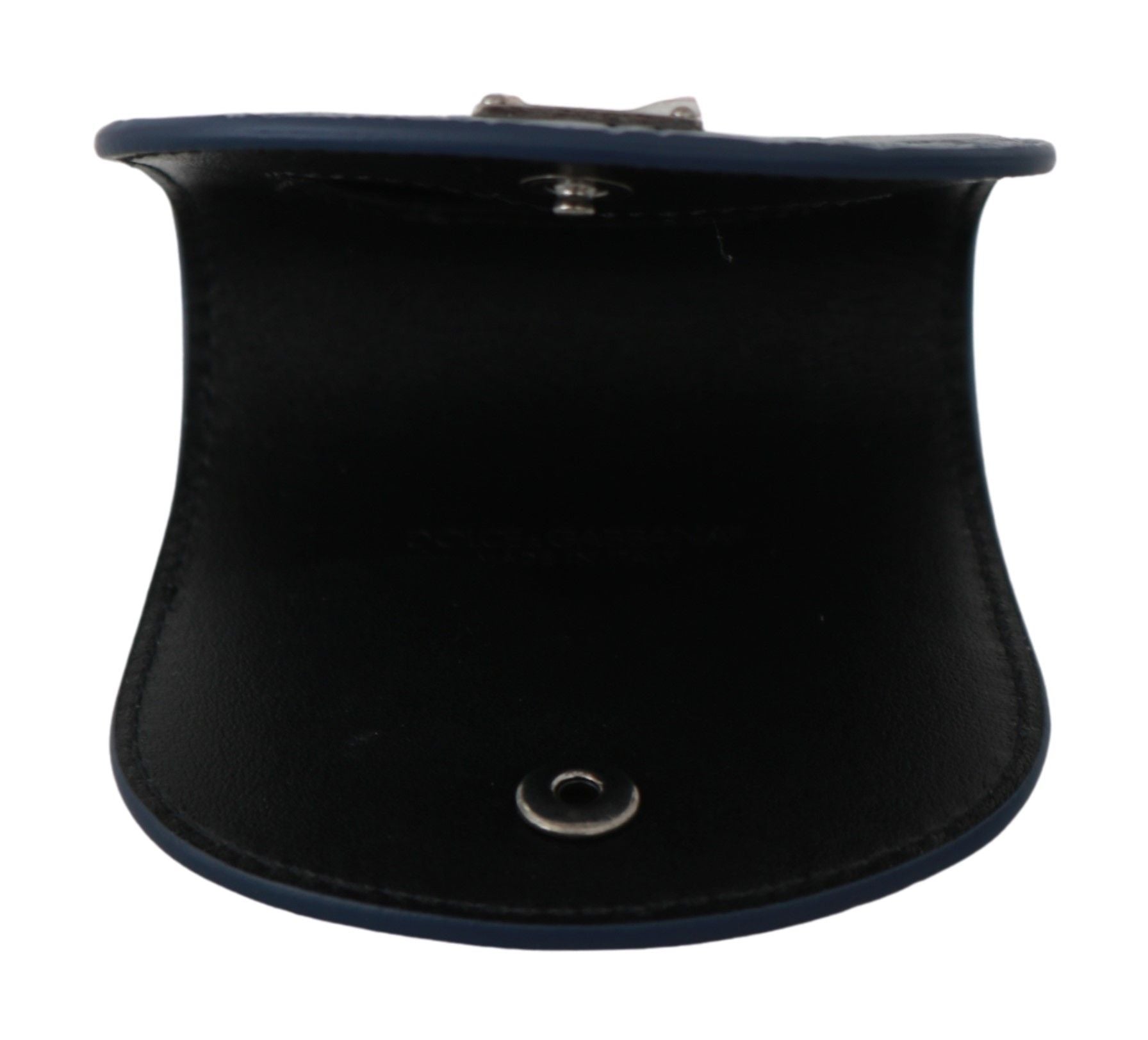 Dolce & Gabbana Blue Leather Holder Pocket Condom Case | Regal Royce