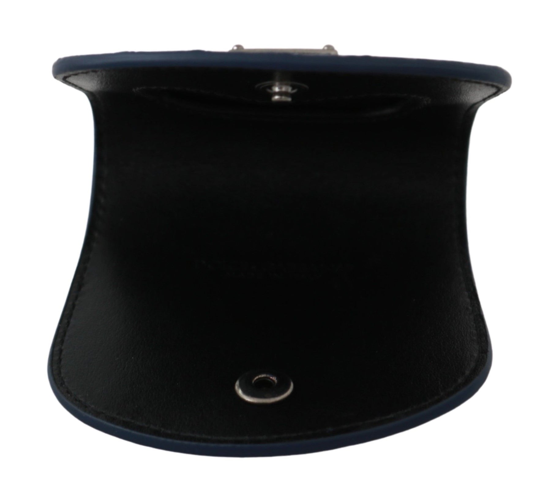 Dolce & Gabbana Blue Holder Pocket Wallet Blue Exotic Skin Condom Case | Regal Royce