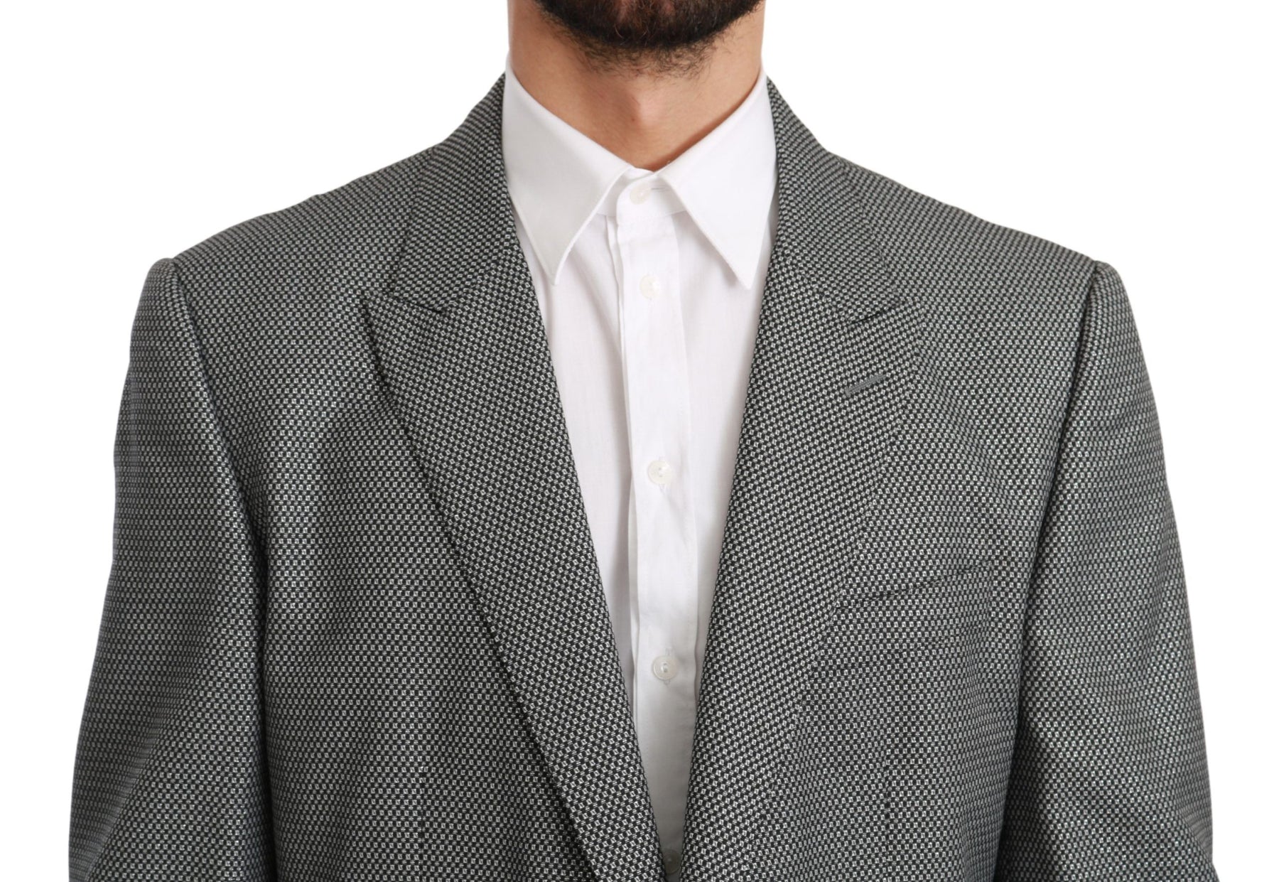 Dolce & Gabbana Gray Slim Fit Formal MARTINI Blazer | Regal Royce