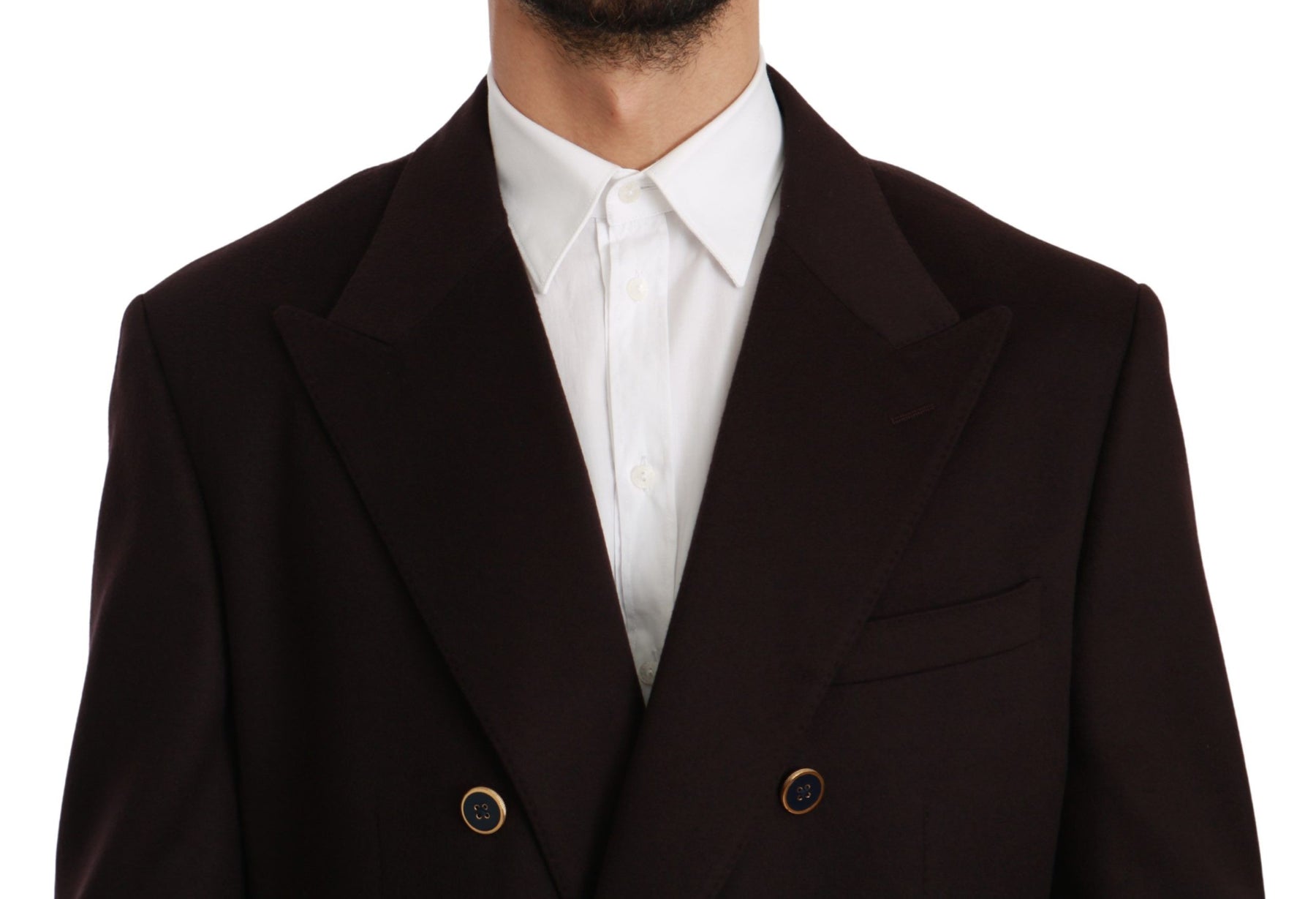 Dolce & Gabbana Bordeaux Cashmere Coat TAORMINA Blazer | Regal Royce