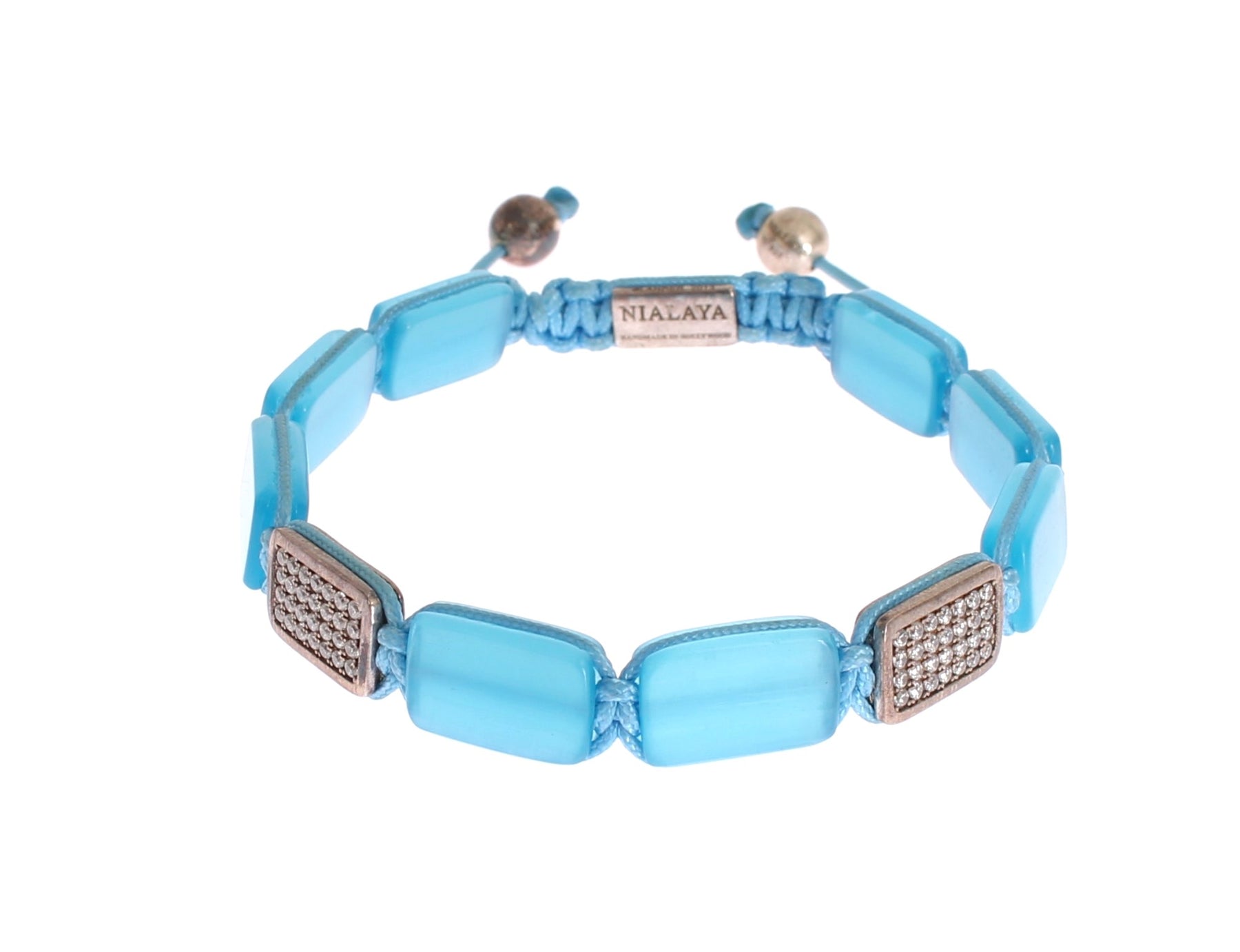 Nialaya CZ Opal 925 Silver Bracelet | Regal Royce