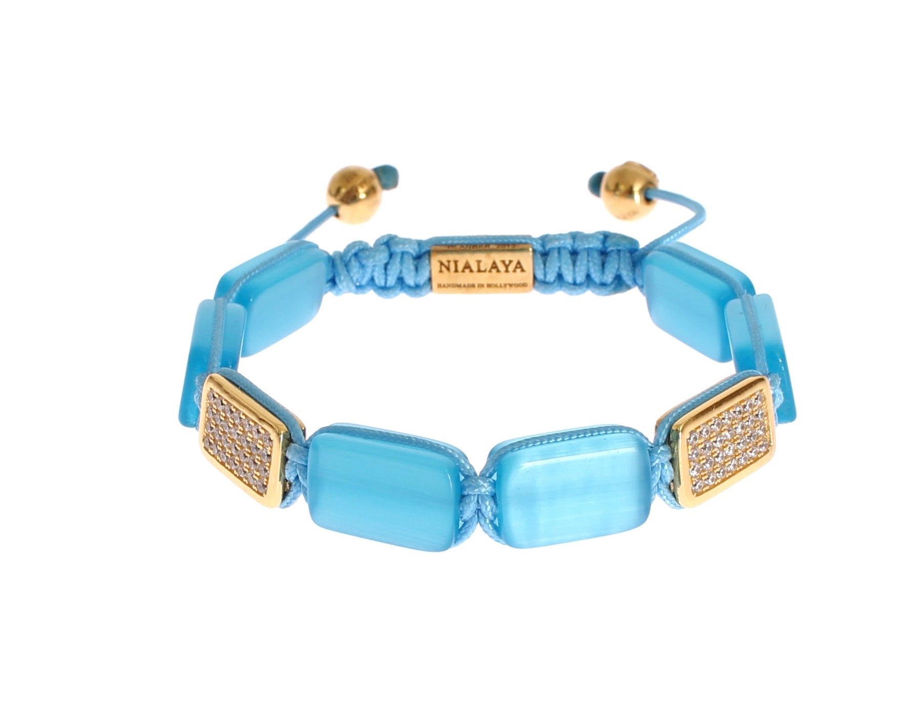 Nialaya CZ Opal 18K Gold 925 Bracelet | Regal Royce