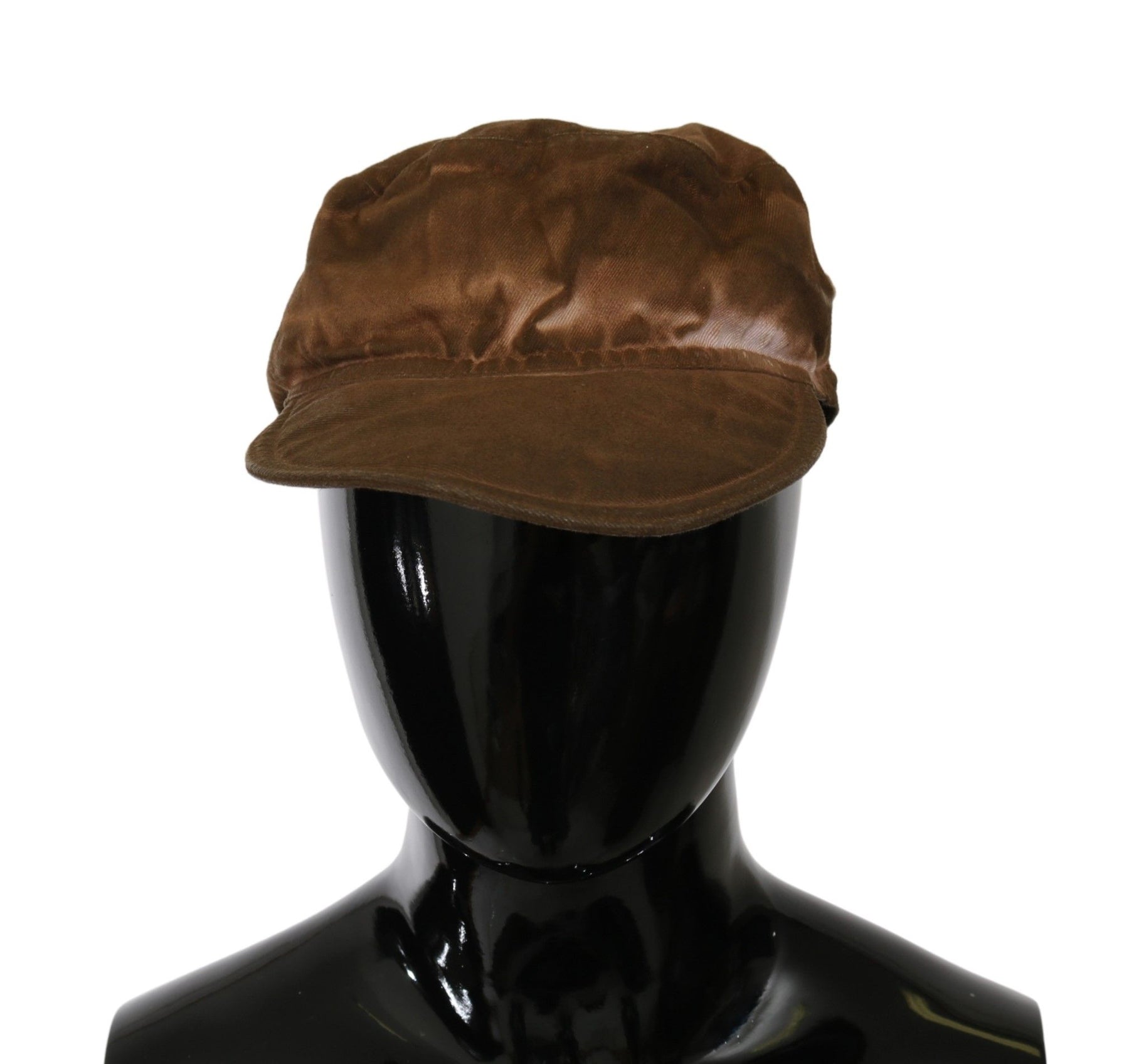 Costume National Brown Newsboy Beret Cabbie Fedora Hat | Regal Royce