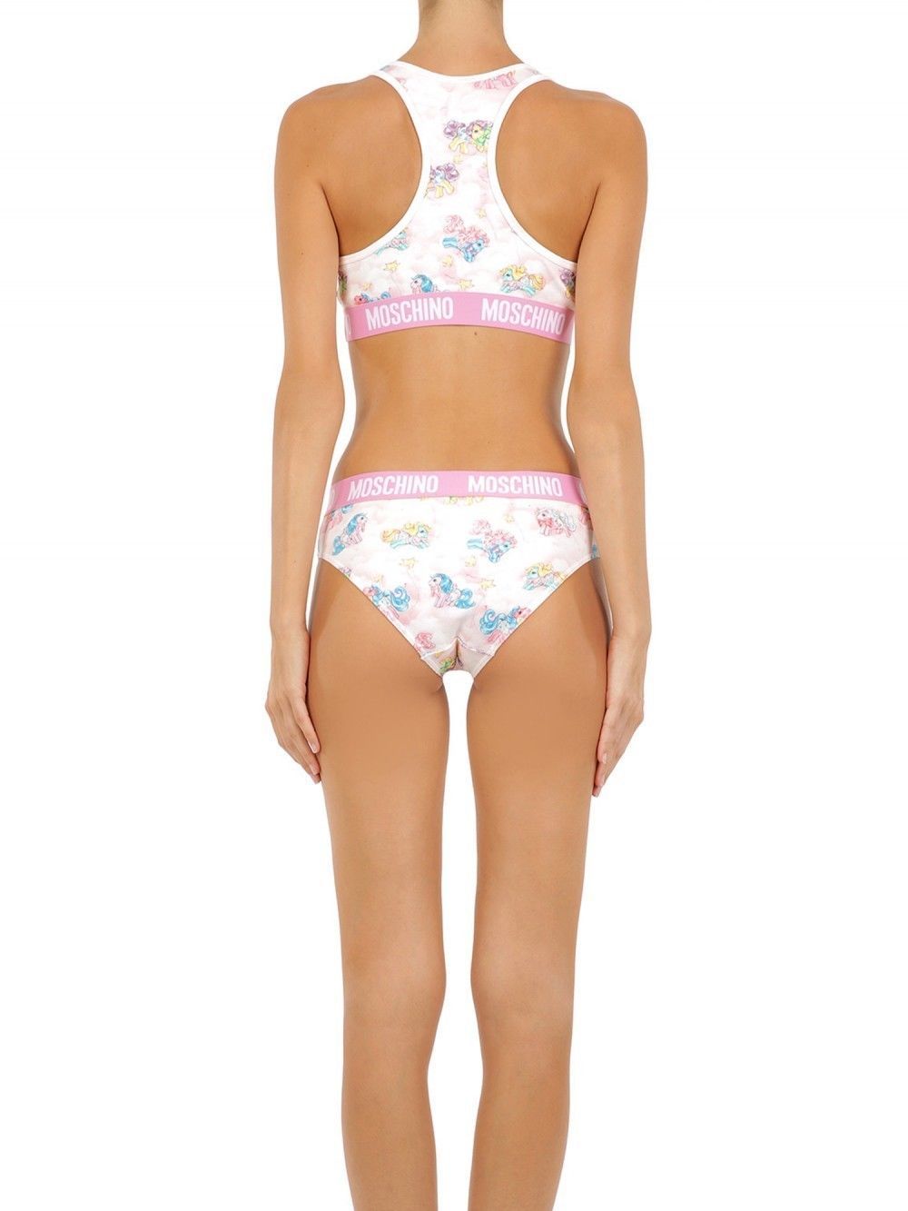 Moschino White Two-Piece Sleepwear My Little Pony Bikini | Regal Royce