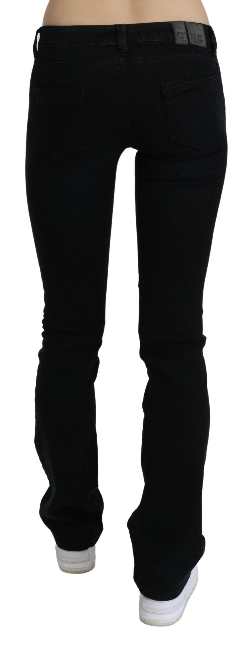 Costume National Black Low Waist Skinny Denim Cotton Jeans | Regal Royce