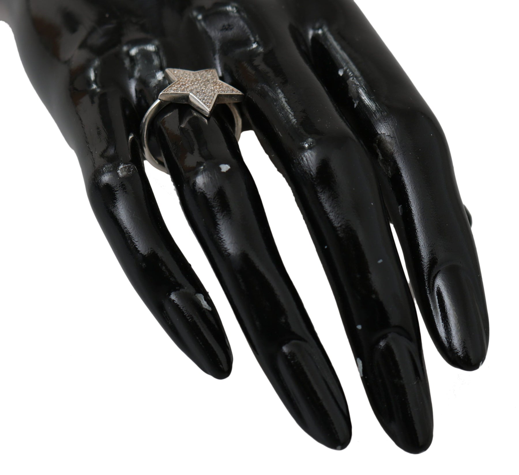 Nialaya Silver Womens Clear CZ Star 925 Ring | Regal Royce