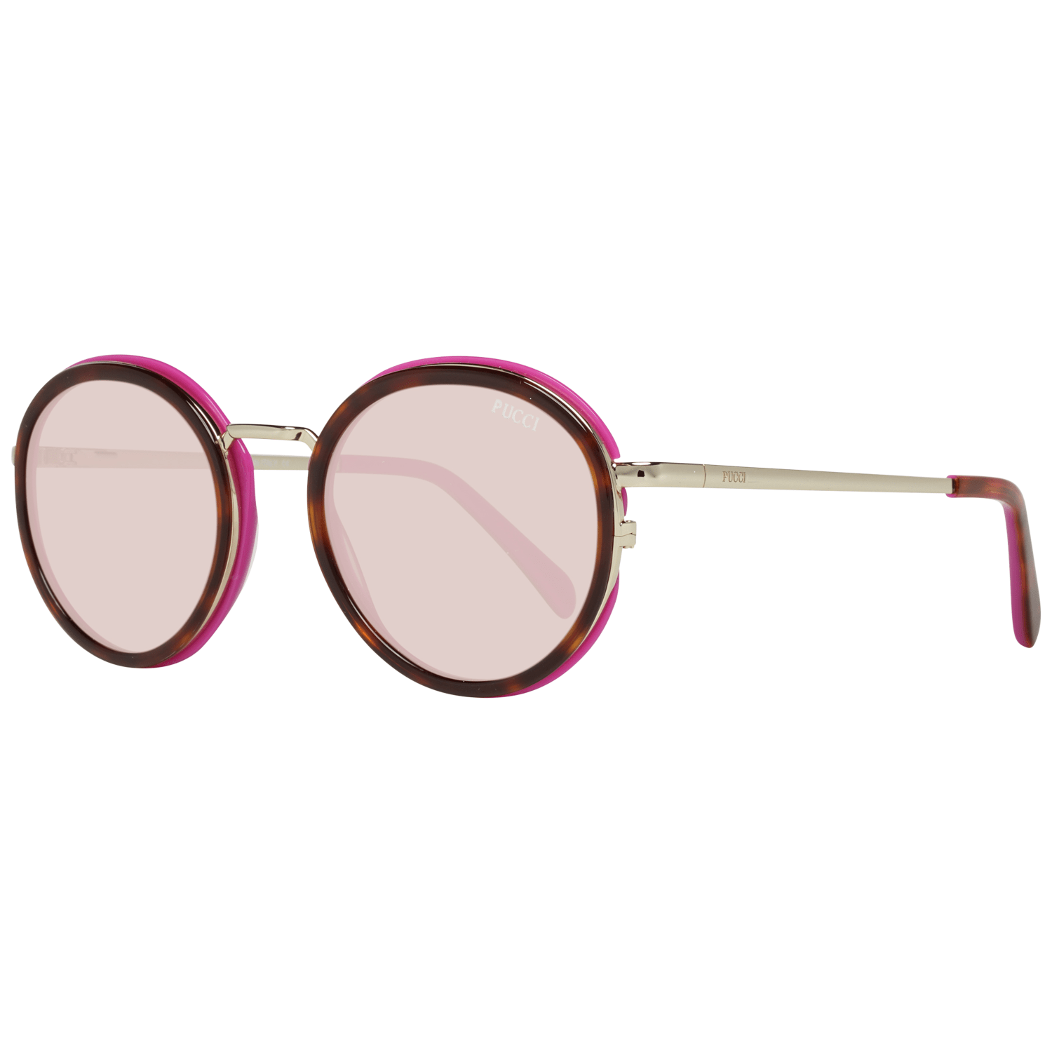 Emilio Pucci Brown Metal & Plastic Sunglasses | Regal Royce