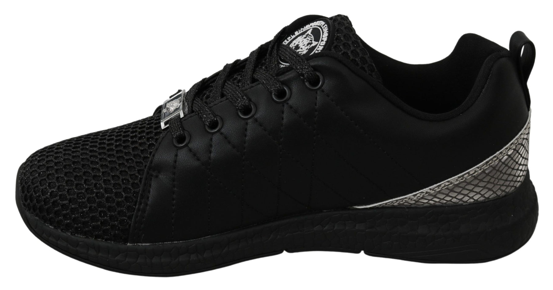 Philipp Plein Black Casual Running Sneakers Shoes | Regal Royce