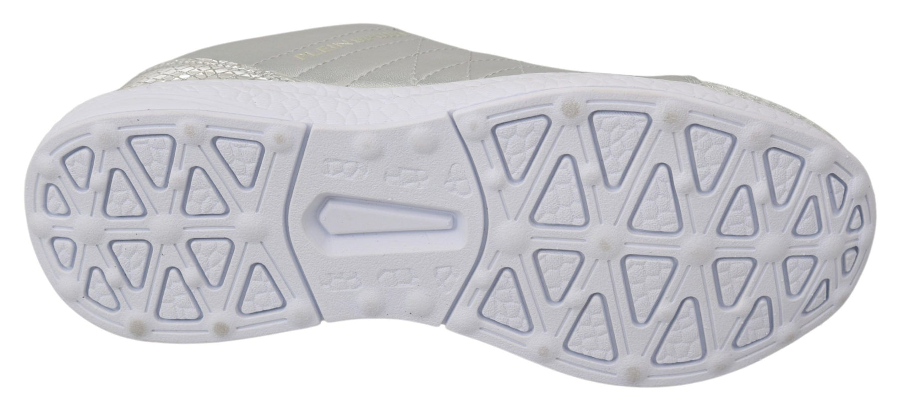 Philipp Plein Gisella Silver Polyester Sneakers Shoes | Regal Royce
