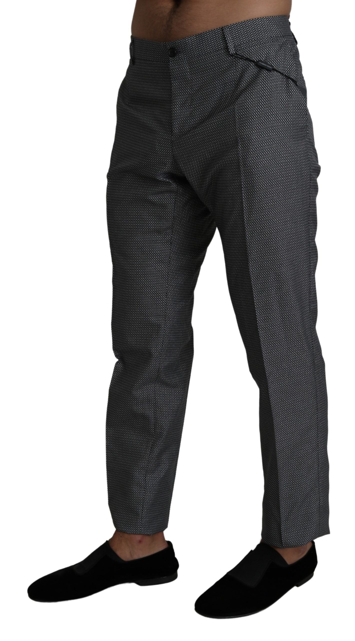 Dolce & Gabbana Gray Formal Dress Trouser Slim Fit Pants | Regal Royce