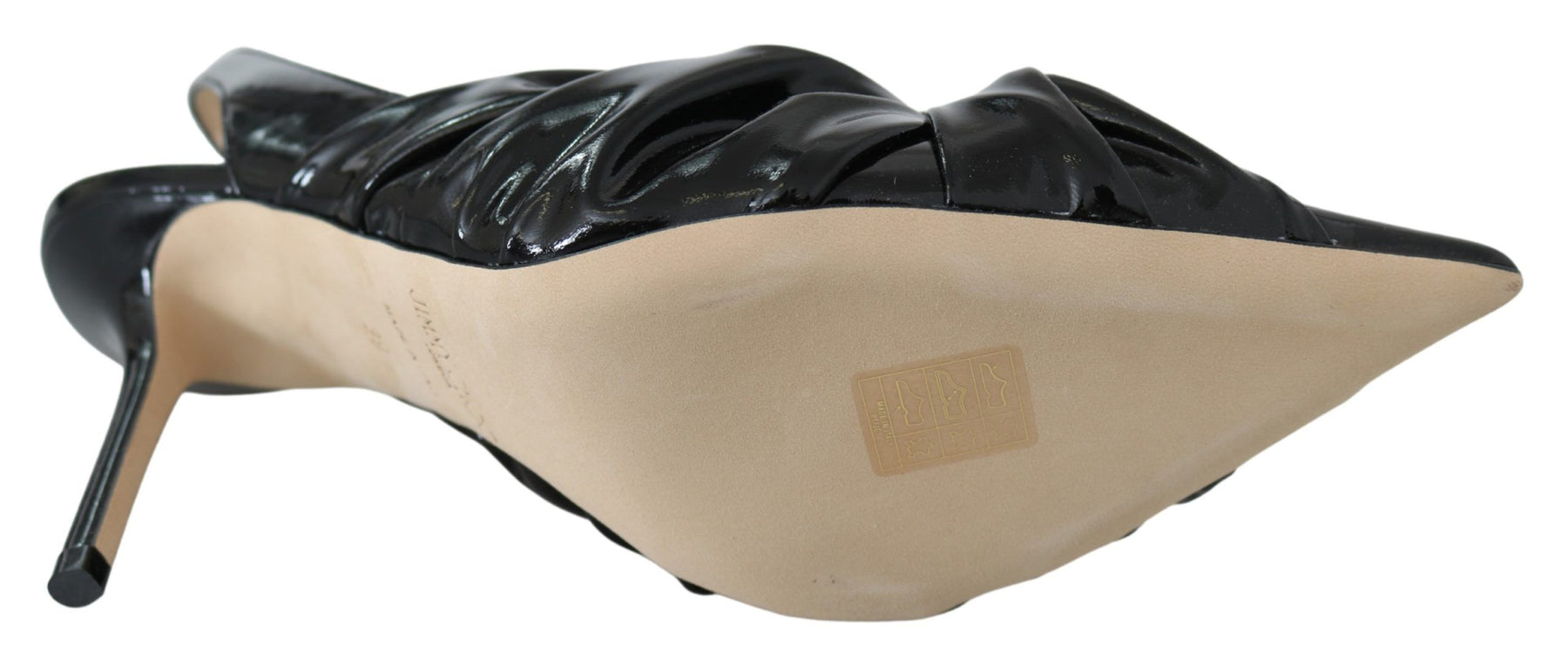 Jimmy Choo Black Patent Leather Annabell 85 Pumps | Regal Royce