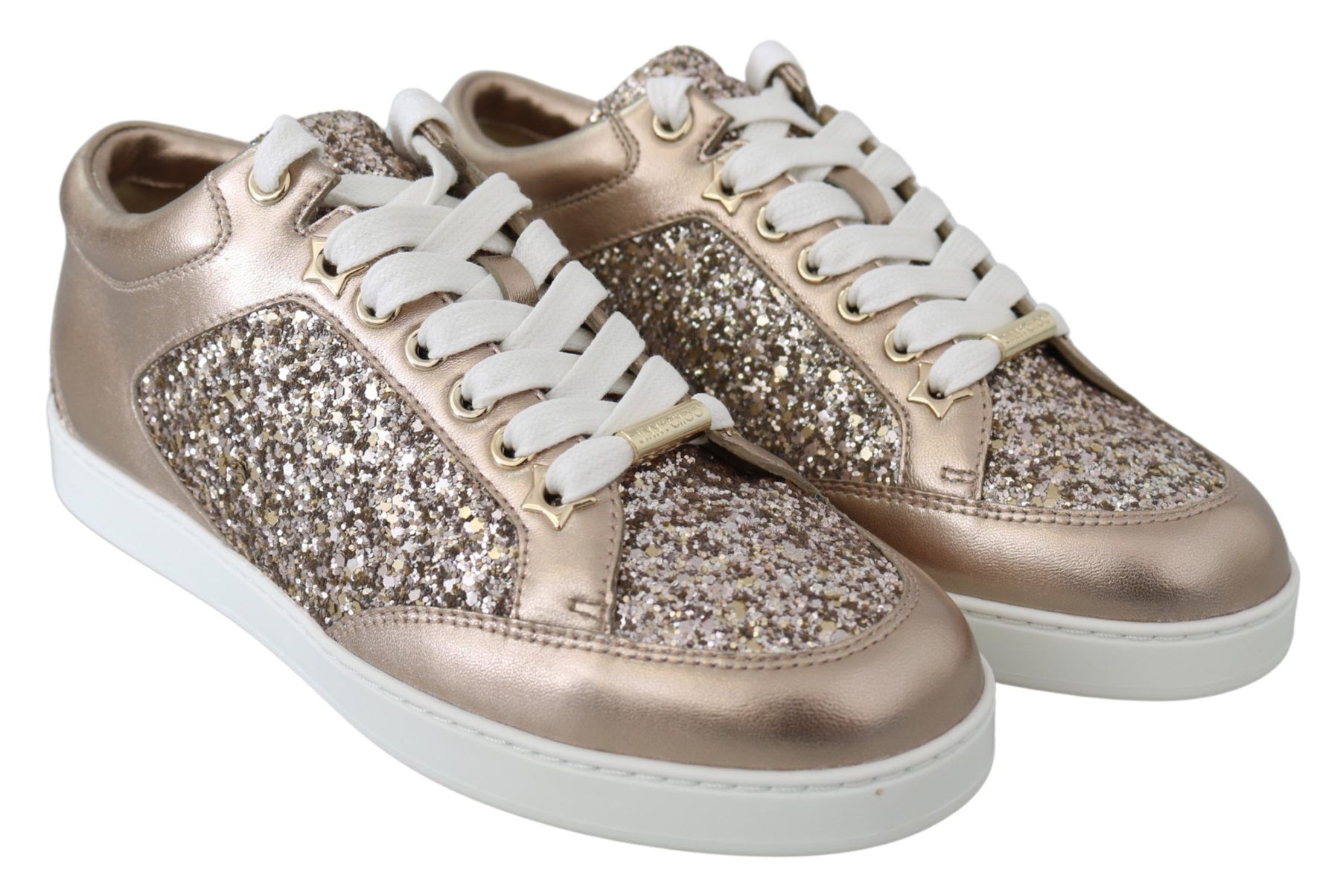 Jimmy Choo Ballet Pink Leather Miami Sneakers | Regal Royce