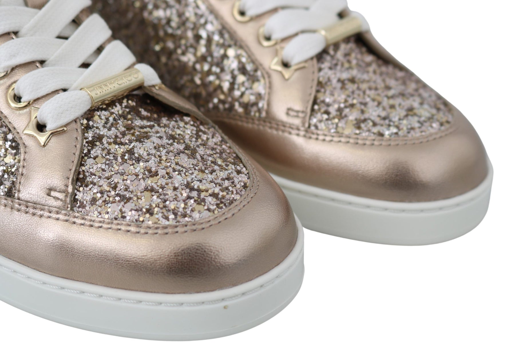 Jimmy Choo Ballet Pink Leather Miami Sneakers | Regal Royce