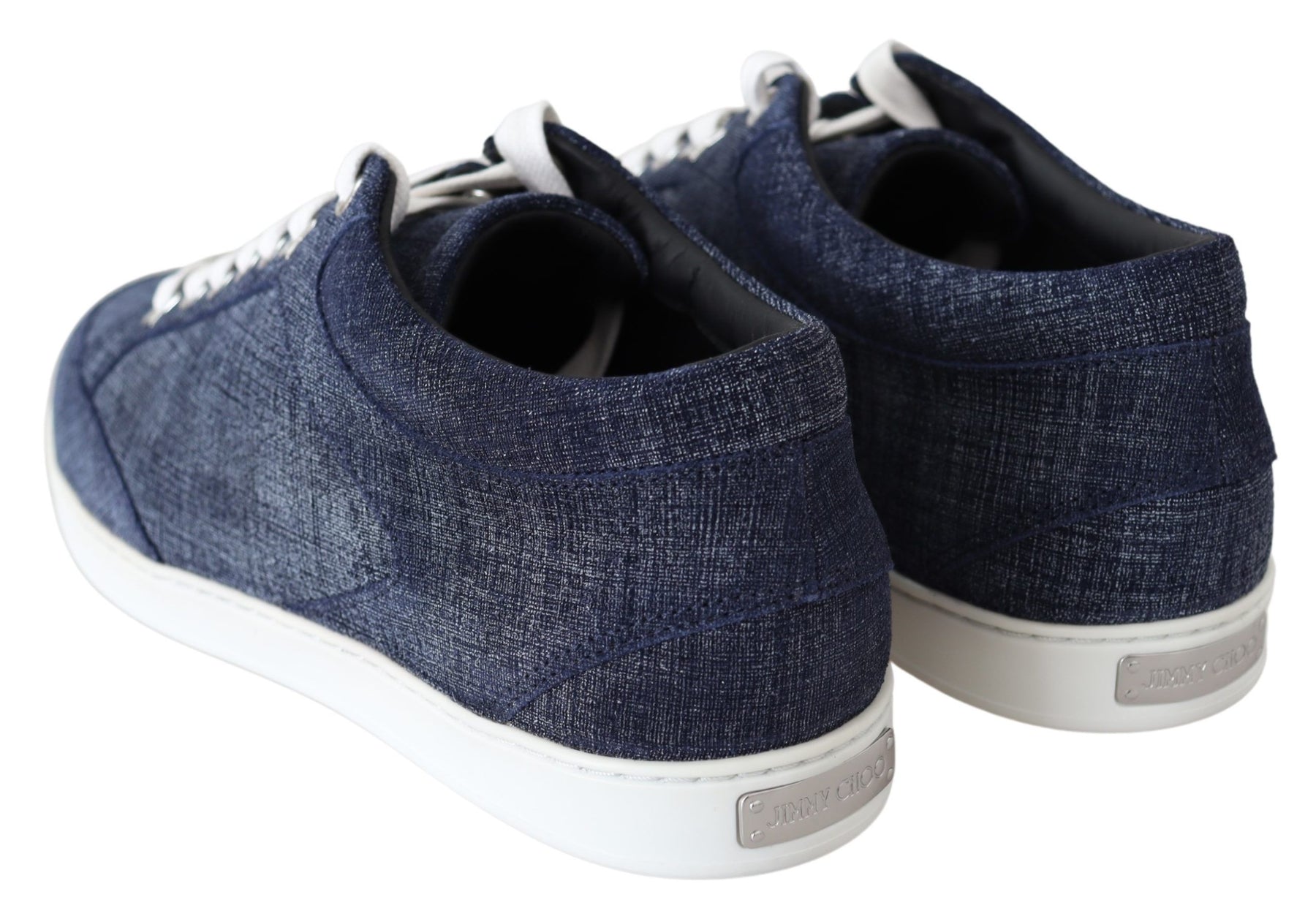 Jimmy Choo Miami Blue Denim Sneakers | Regal Royce