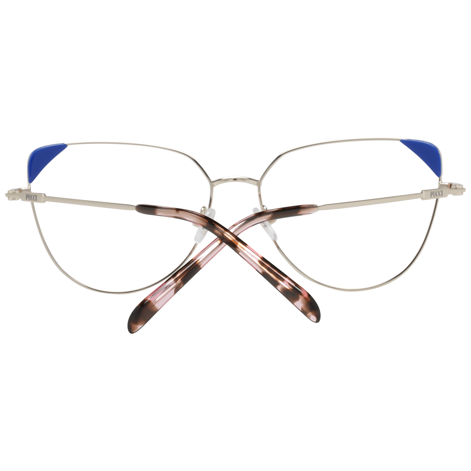 Emilio Pucci Gold Metal & Plastic Glasses (Frames) | Regal Royce
