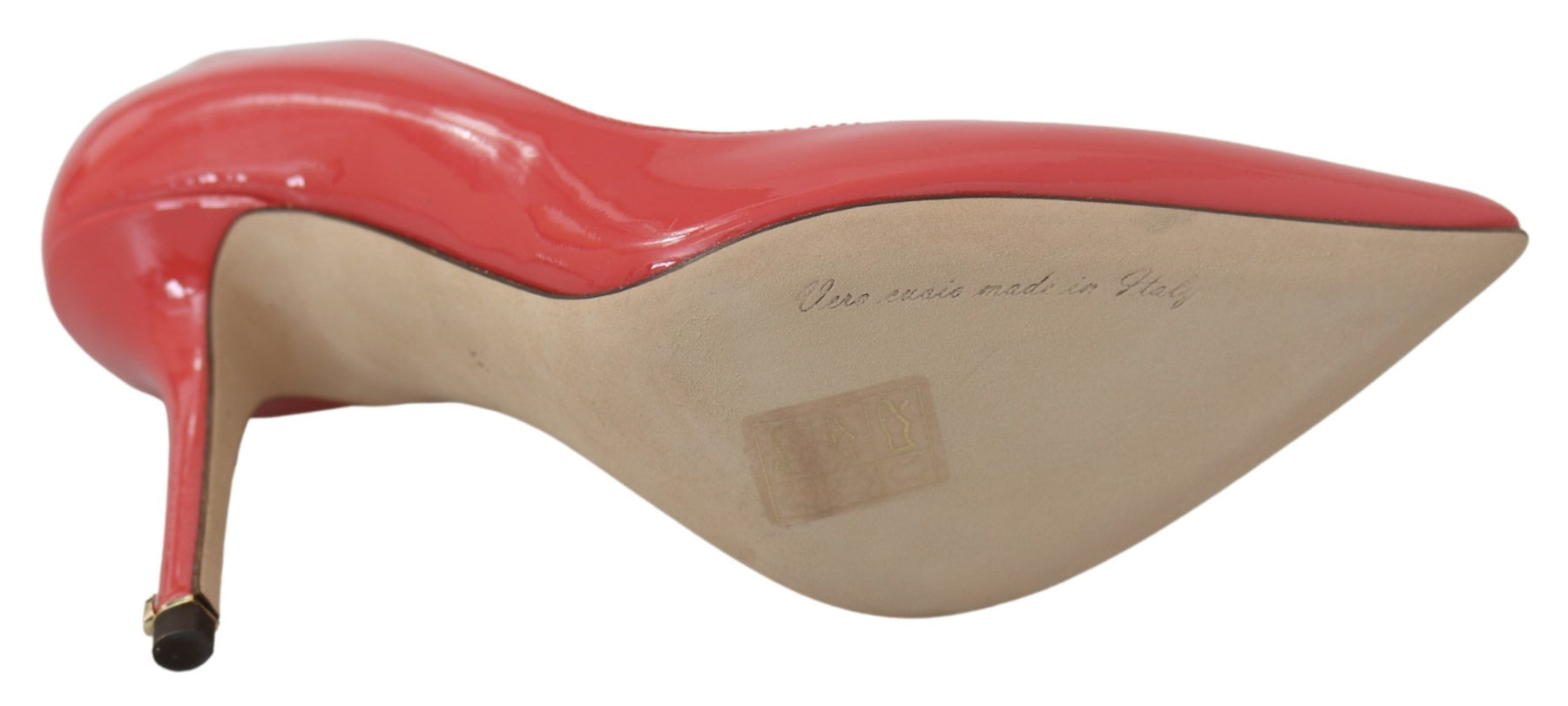 Dolce & Gabbana Dark Pink Patent Leather Heels Pumps | Regal Royce